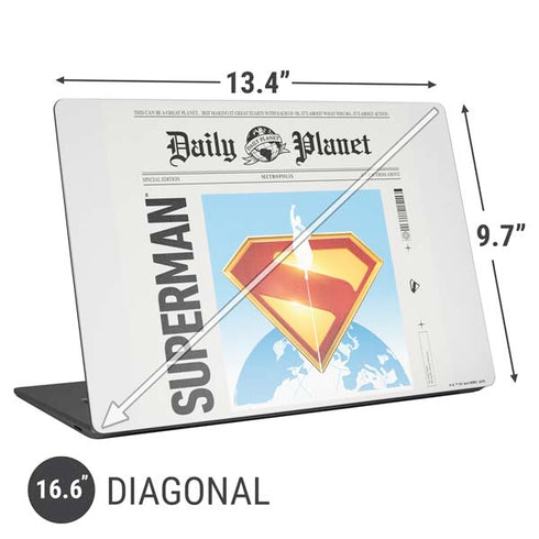Superman 2025 Daily Planet Superman Cover Universal Laptop 16.6in (13.4 x 9.7in) Skin